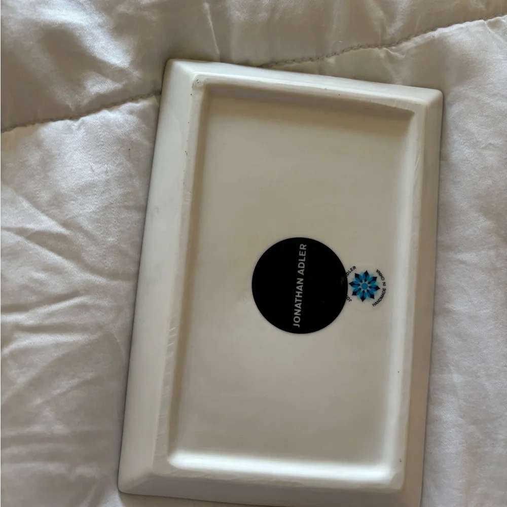 Jonathan Adler Bijoux rectangle red tray ~ mint condition